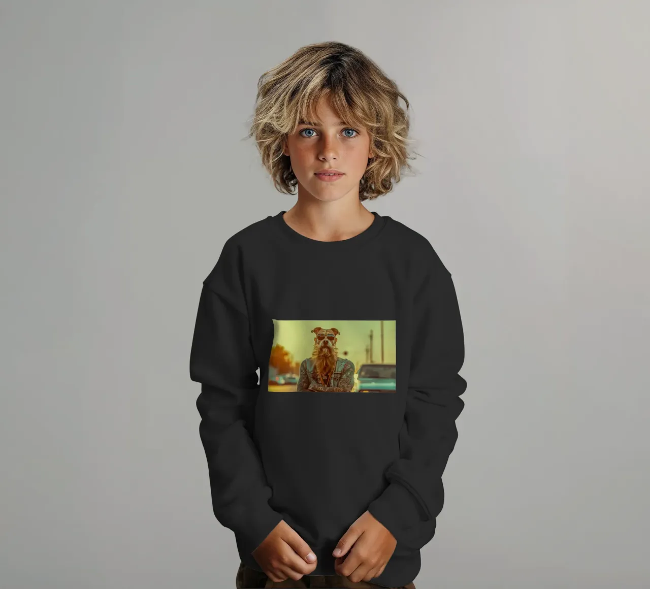 Mikey felpa bambino da Affiches Chien Originales – Dogland