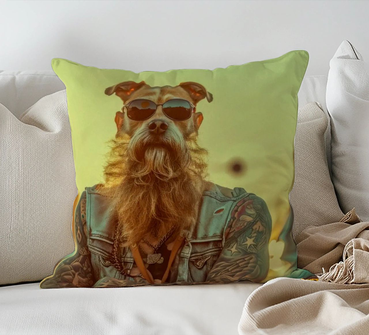 Mikey cuscino da Affiches Chien Originales – Dogland