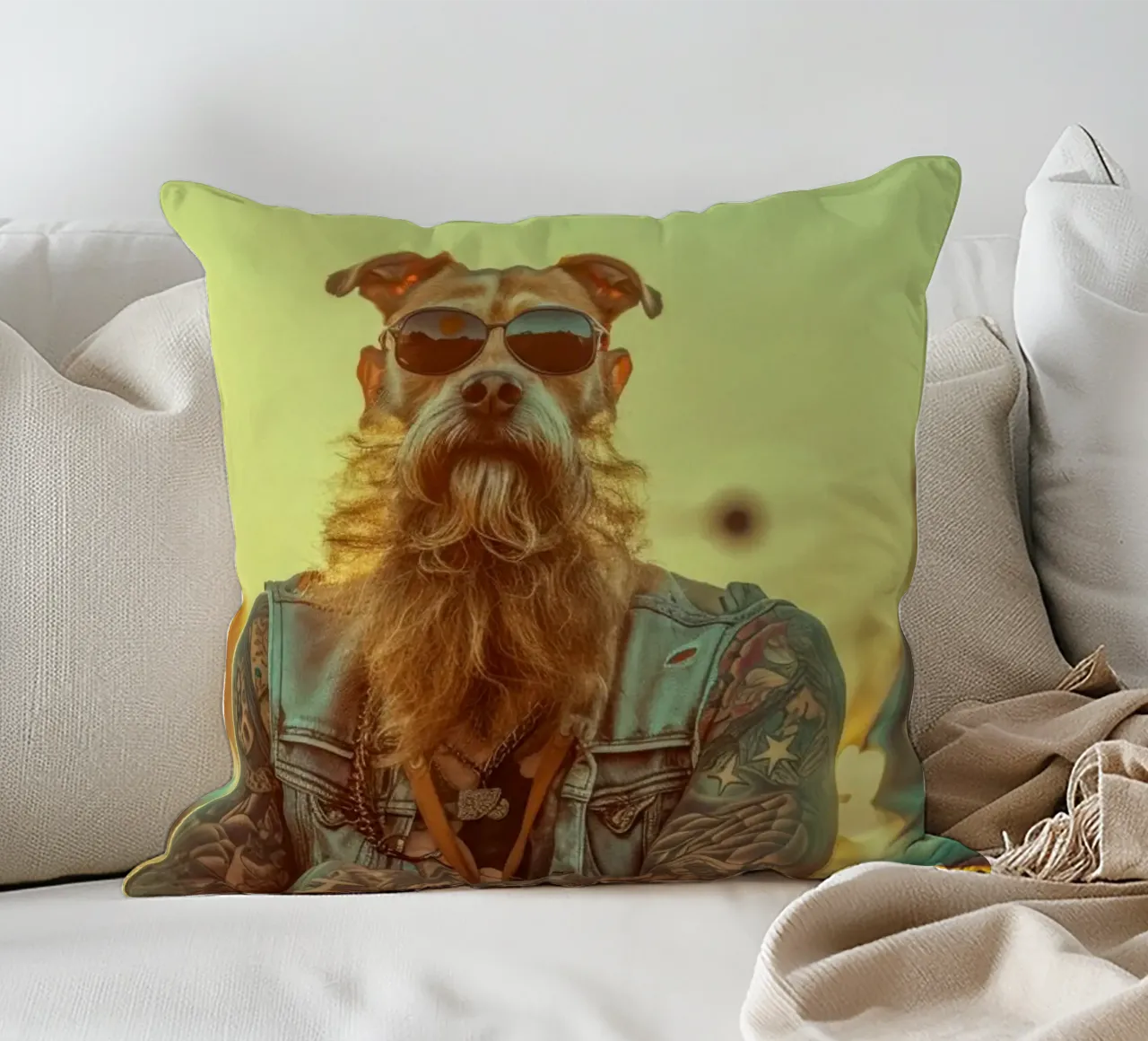 Mikey cuscino da Affiches Chien Originales – Dogland