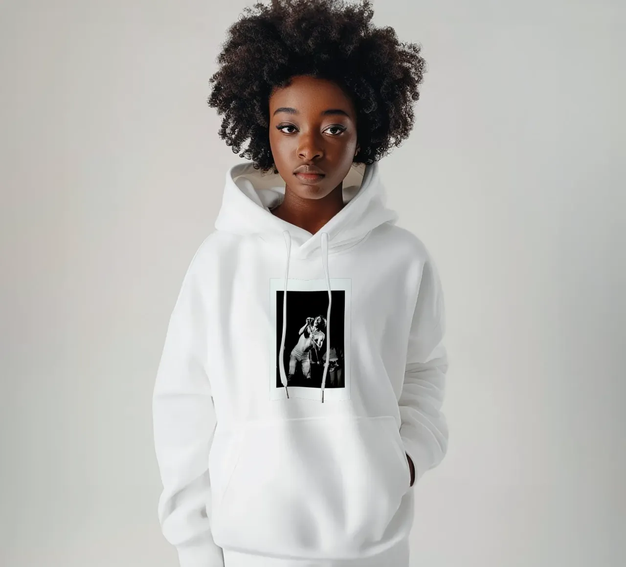 Iggy Pop felpa con cappuccio da Gallery Print and Art Limited