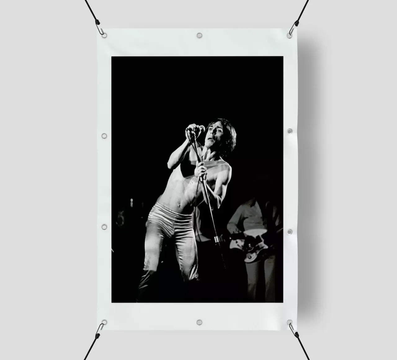 Iggy Pop telo in pvc da Gallery Print and Art Limited