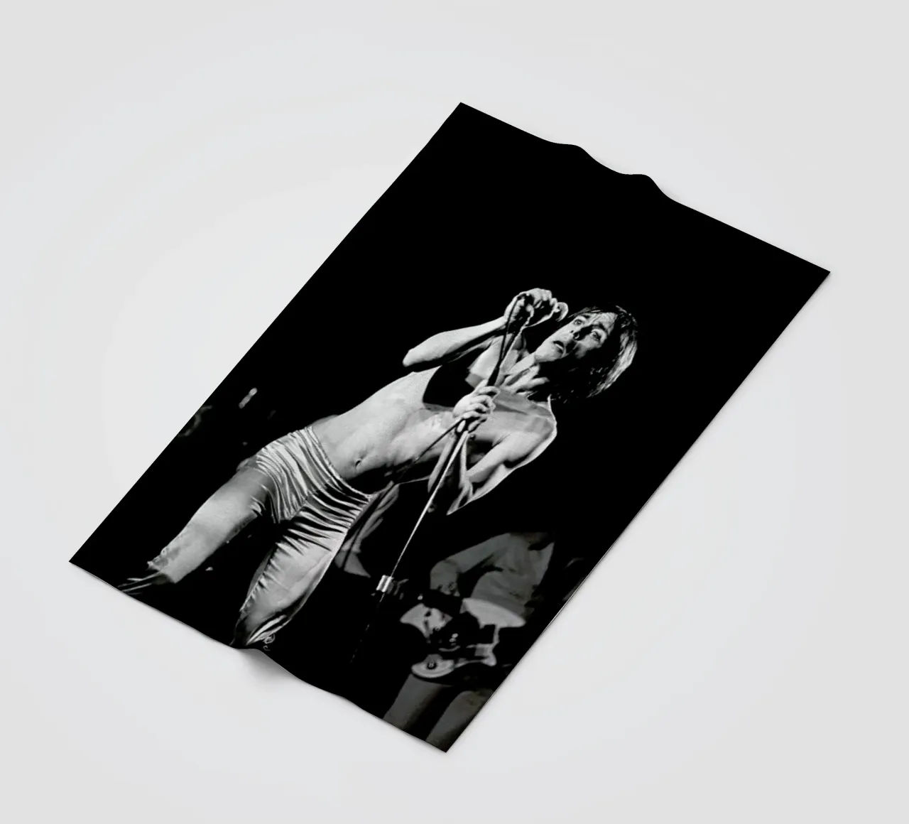 Iggy Pop coperta in pile da Gallery Print and Art Limited