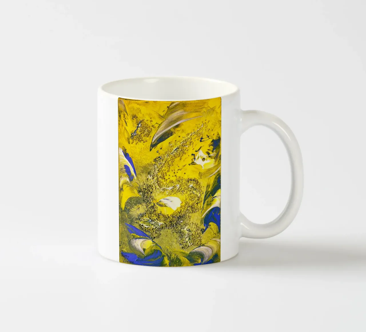 IDEAL GIFT 68 tazza in ceramica da Thierry Vobmann Abstract painting