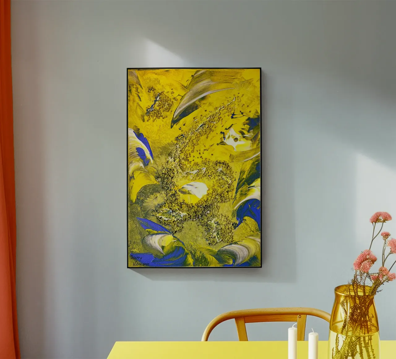 IDEAL GIFT 68 plexiglass da Thierry Vobmann Abstract painting