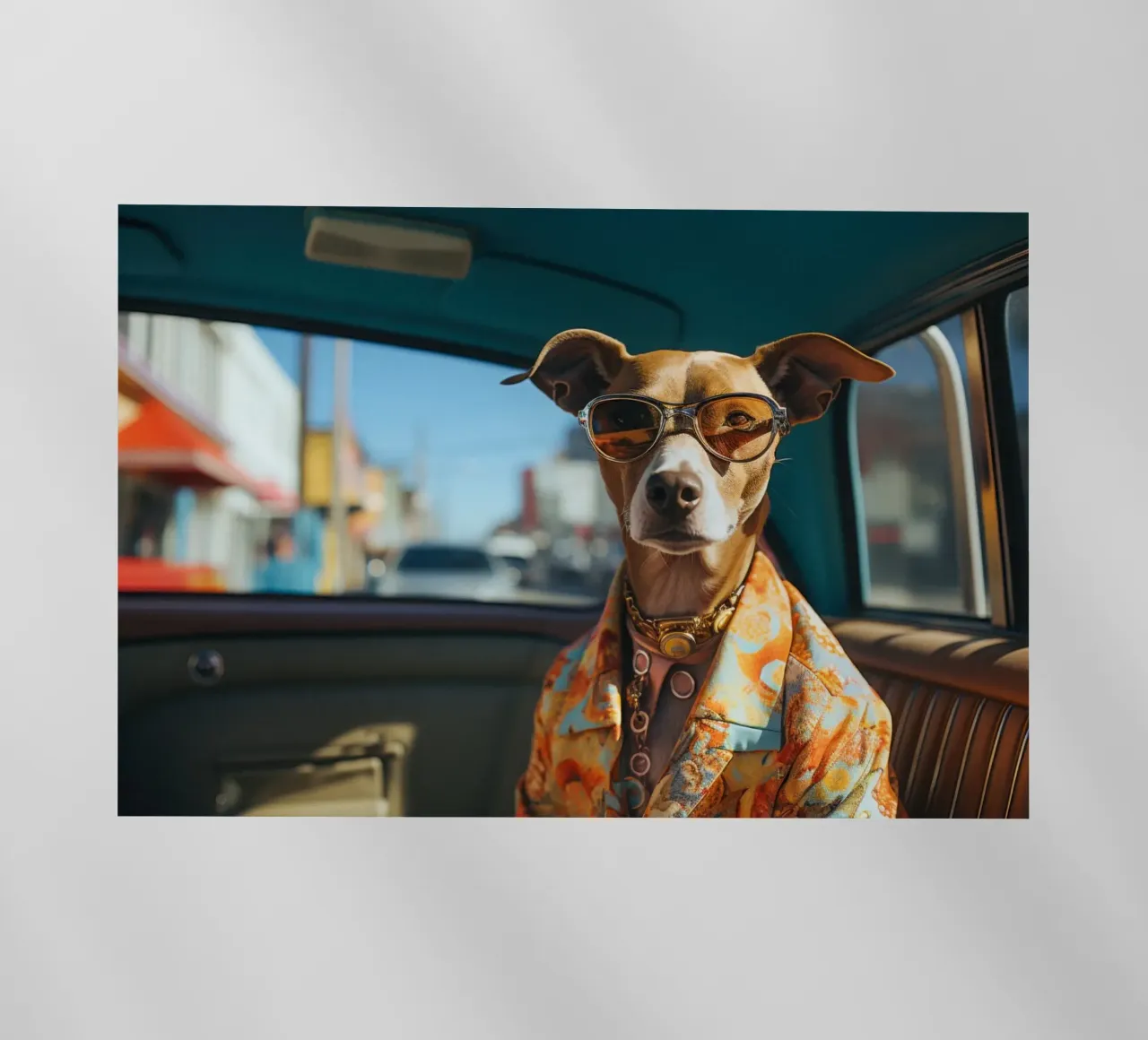 Frankie pellicola backlit da Affiches Chien Originales – Dogland
