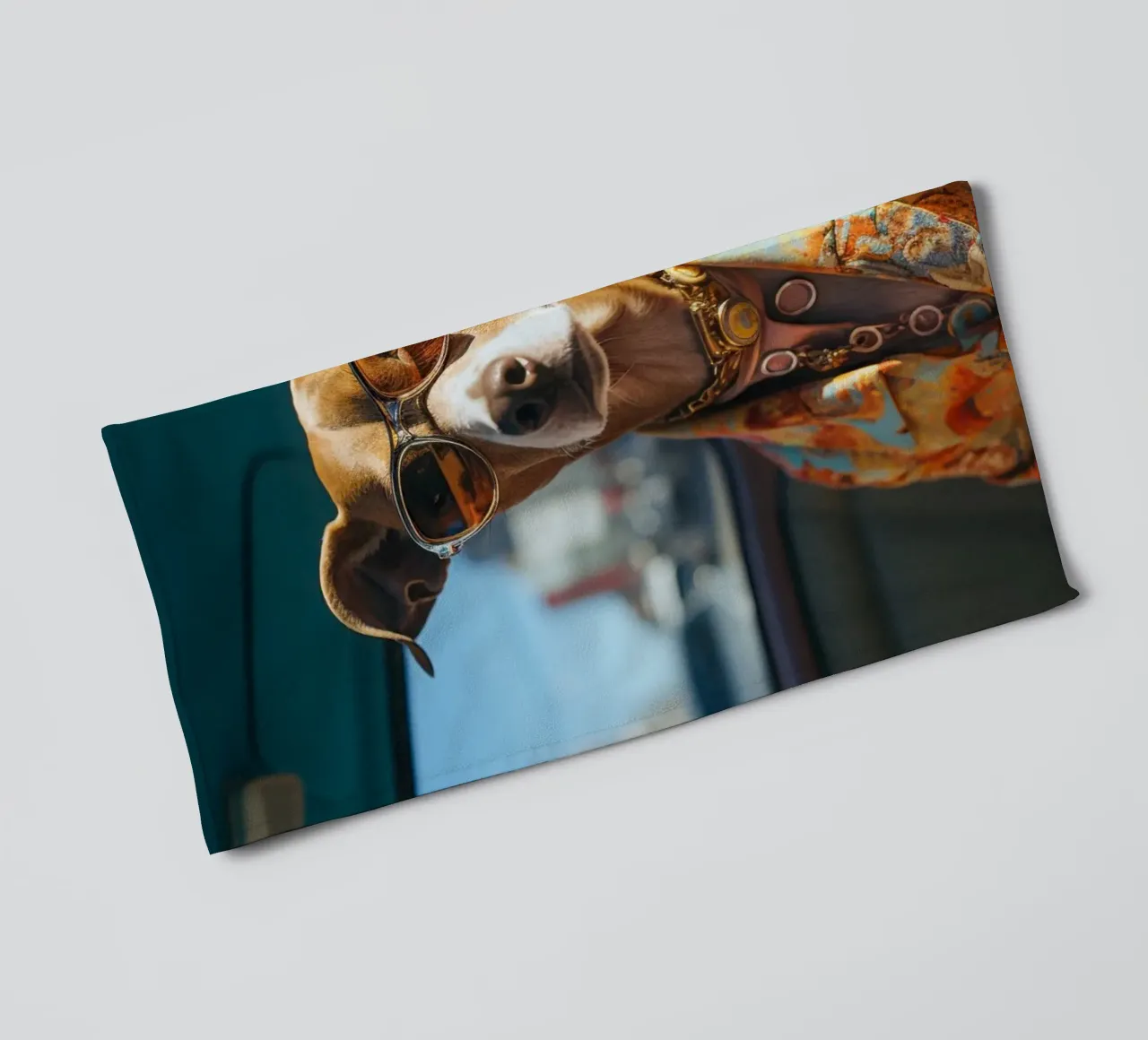 Frankie asciugamano da bagno da Affiches Chien Originales – Dogland