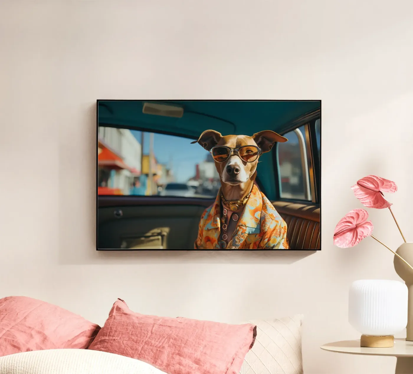 Frankie plexiglass da Affiches Chien Originales – Dogland