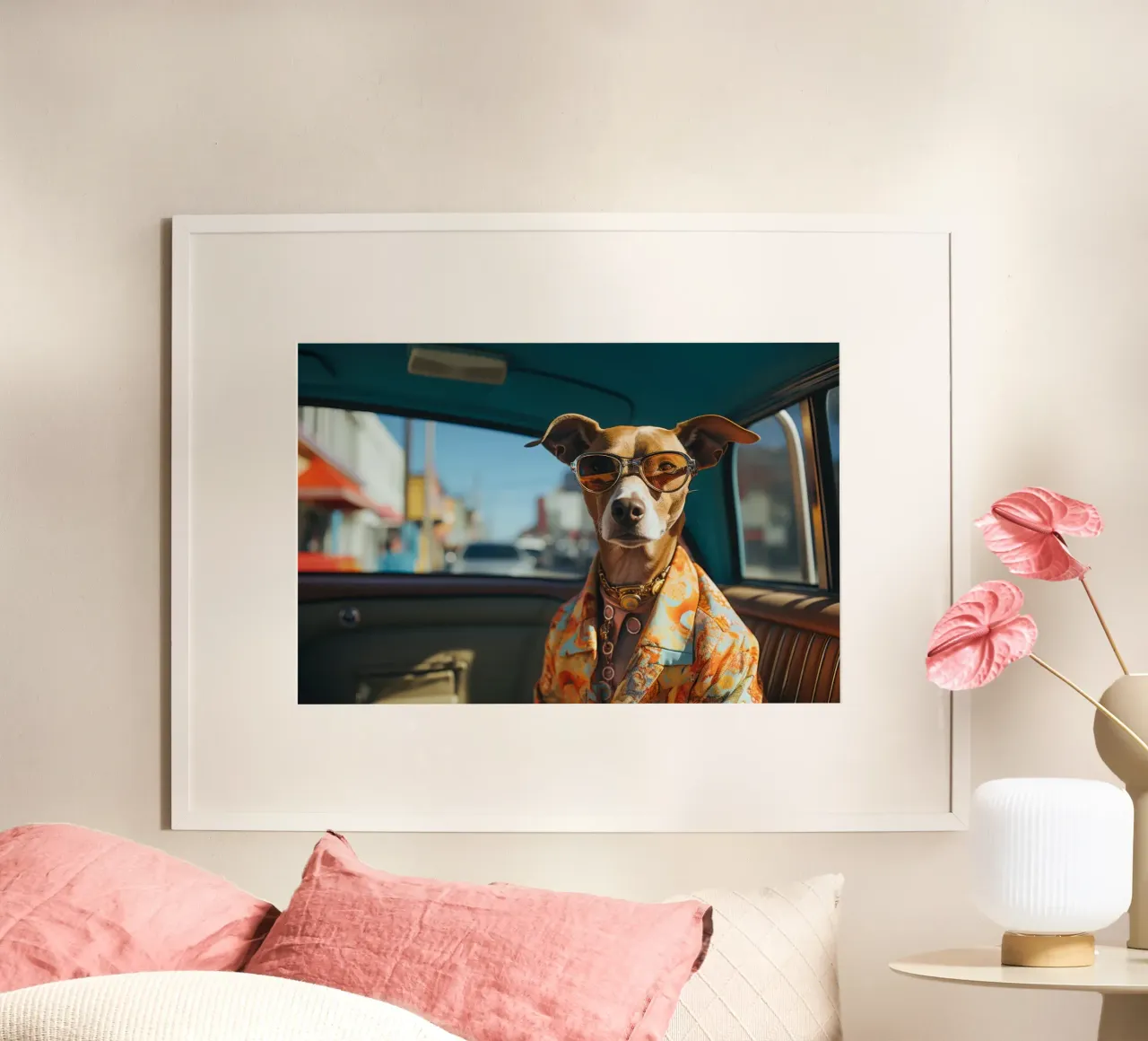 Frankie carta hahnemühle da Affiches Chien Originales – Dogland