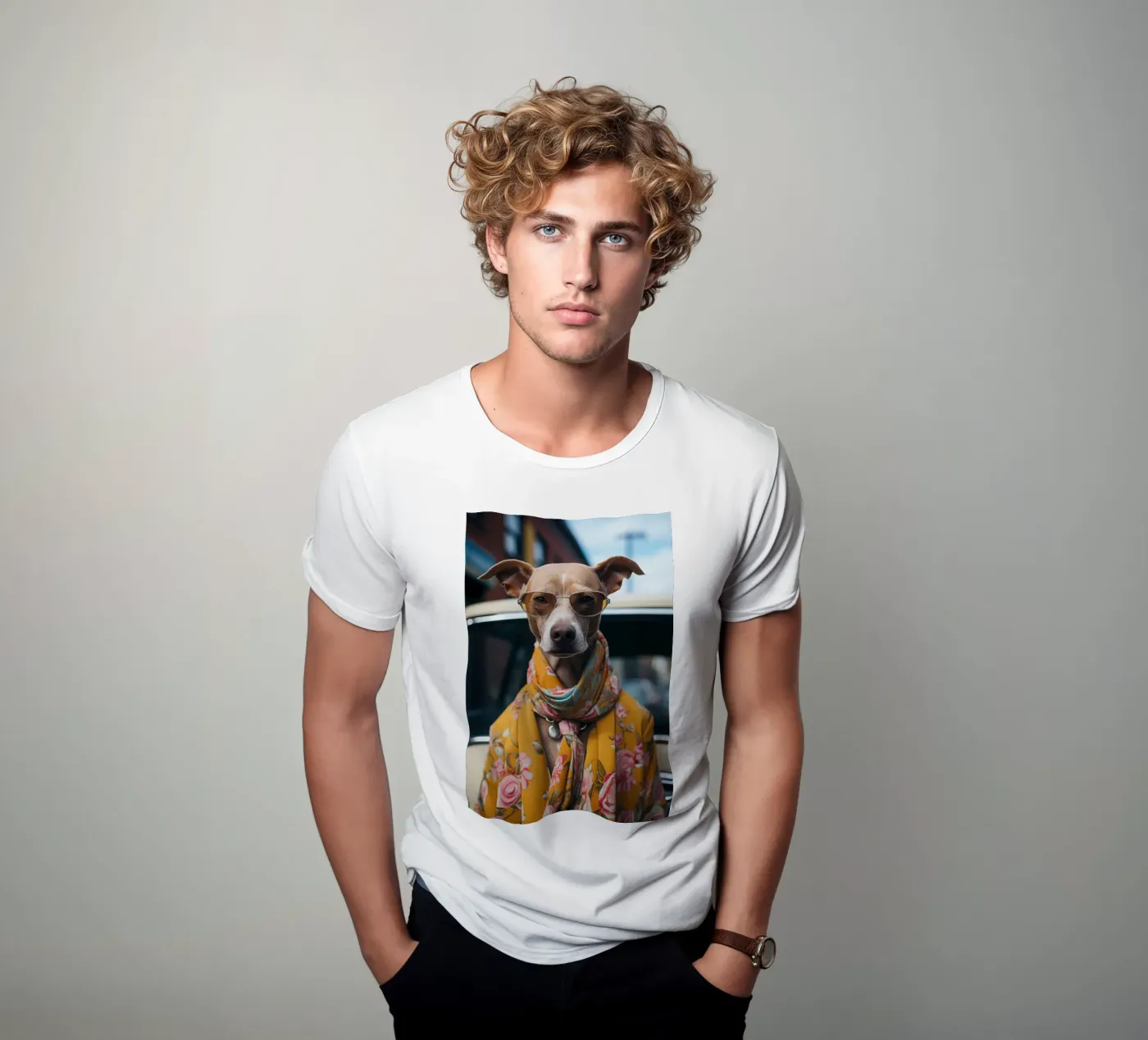 Jacques t-shirt da Affiches Chien Originales – Dogland