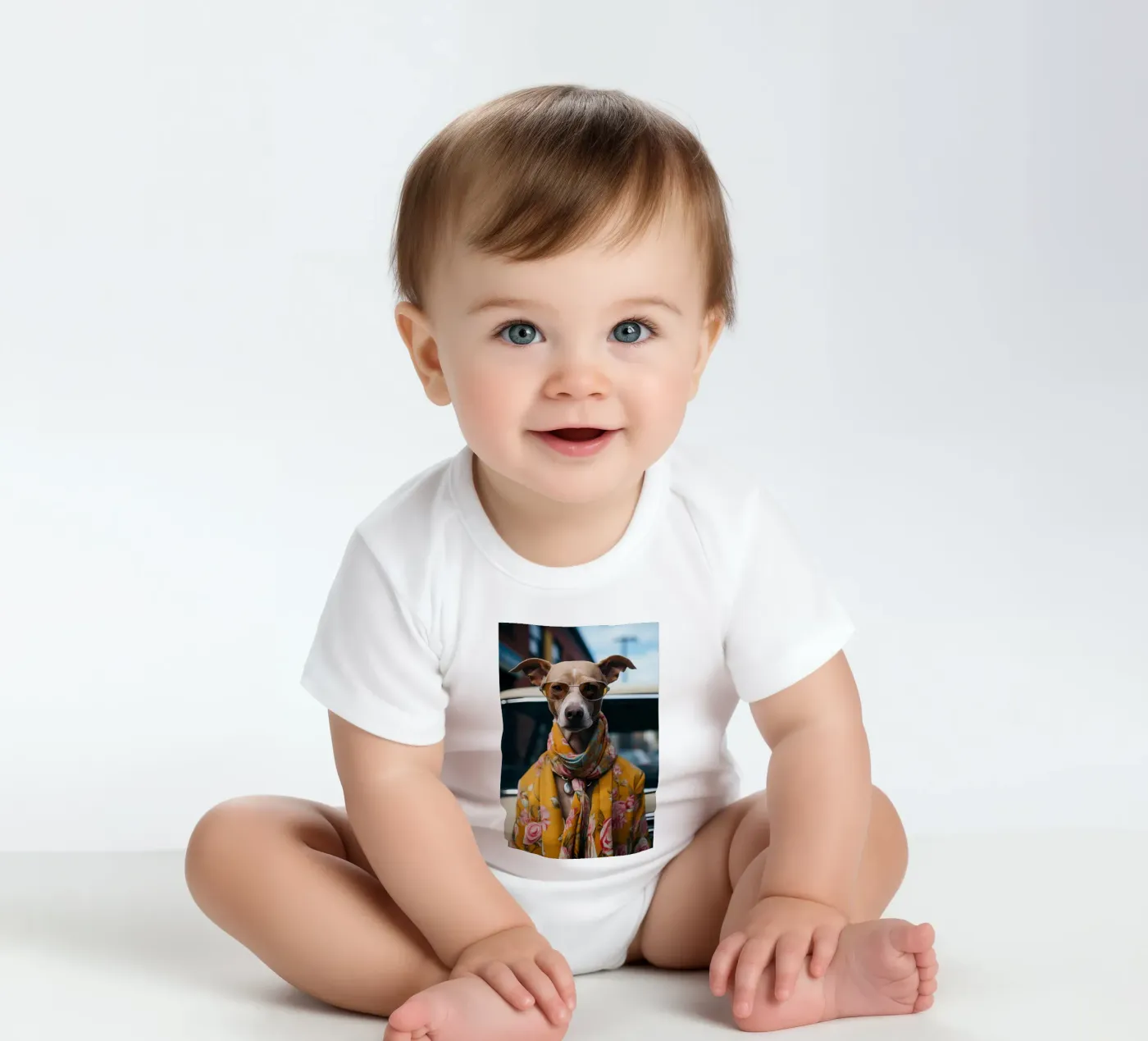 Jacques body bébé de Affiches Chien Originales – Dogland