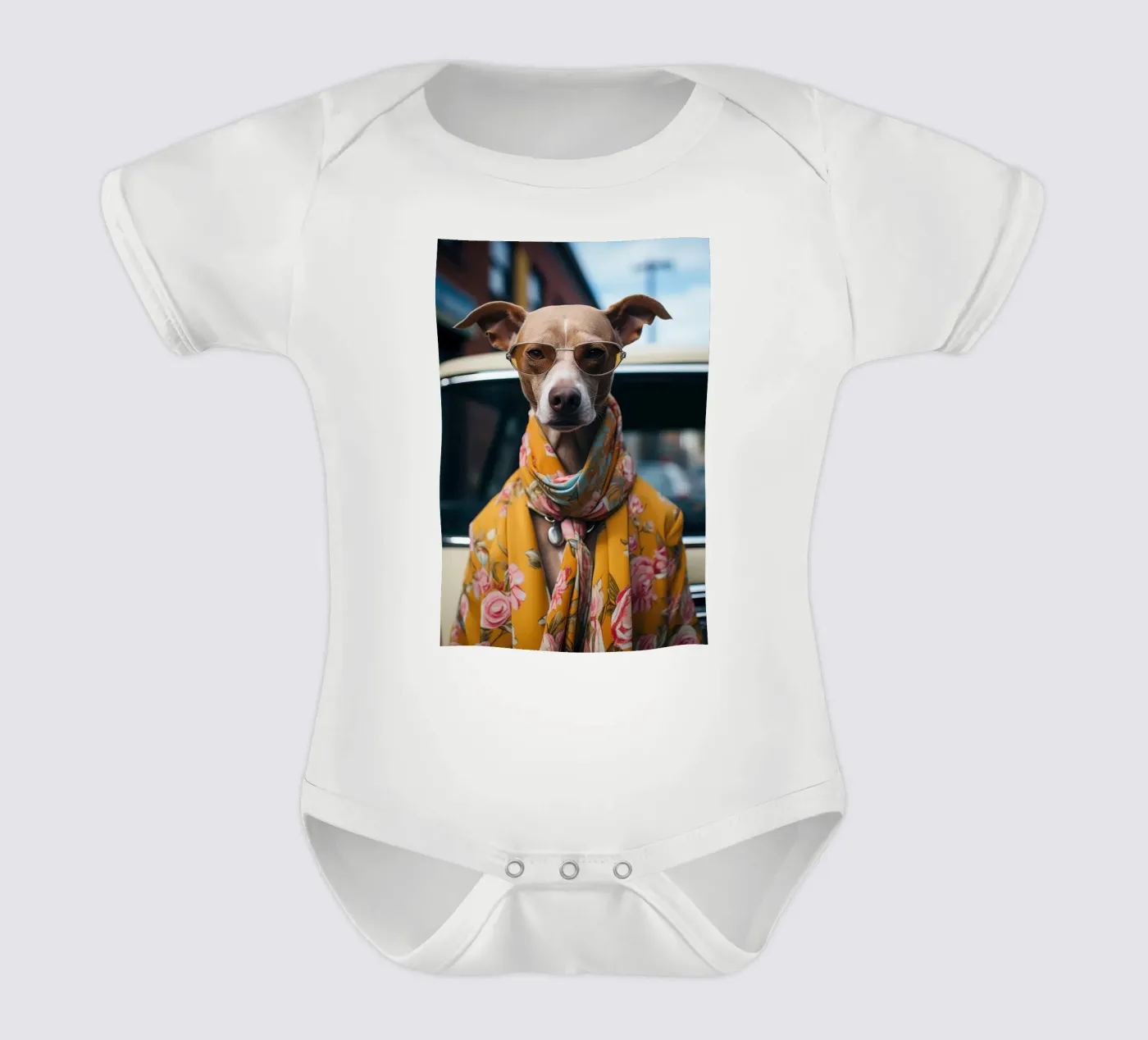 Jacques body bébé de Affiches Chien Originales – Dogland