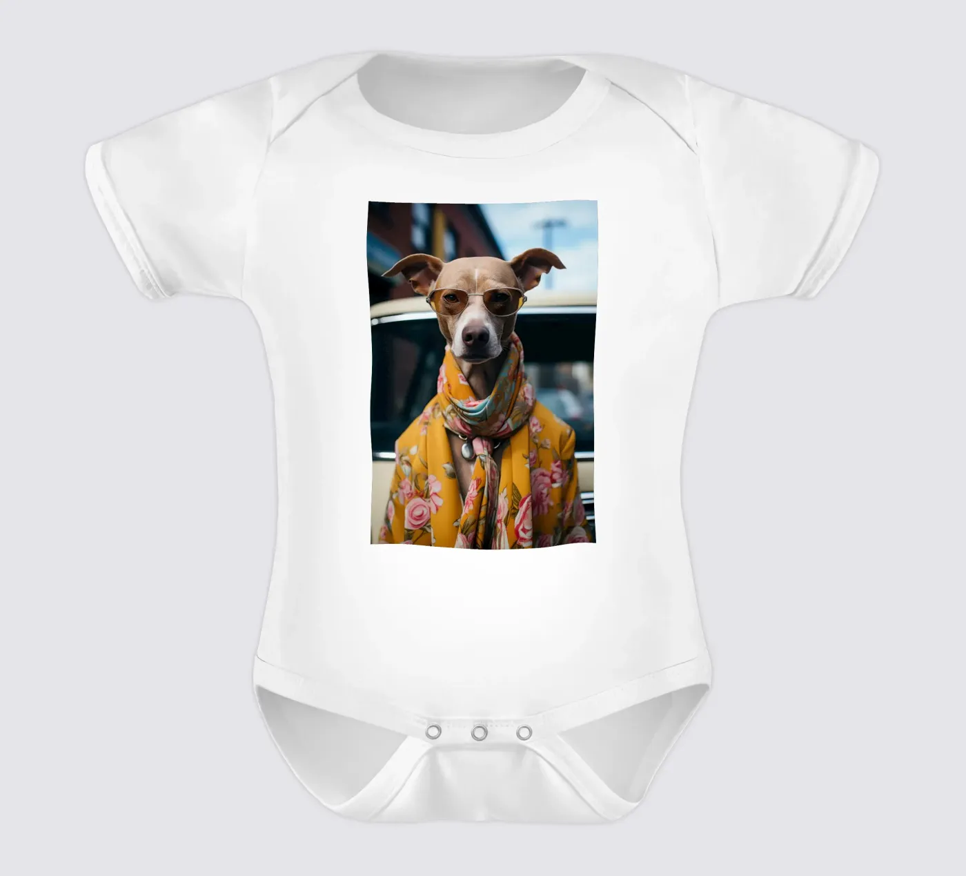 Jacques body bébé de Affiches Chien Originales – Dogland