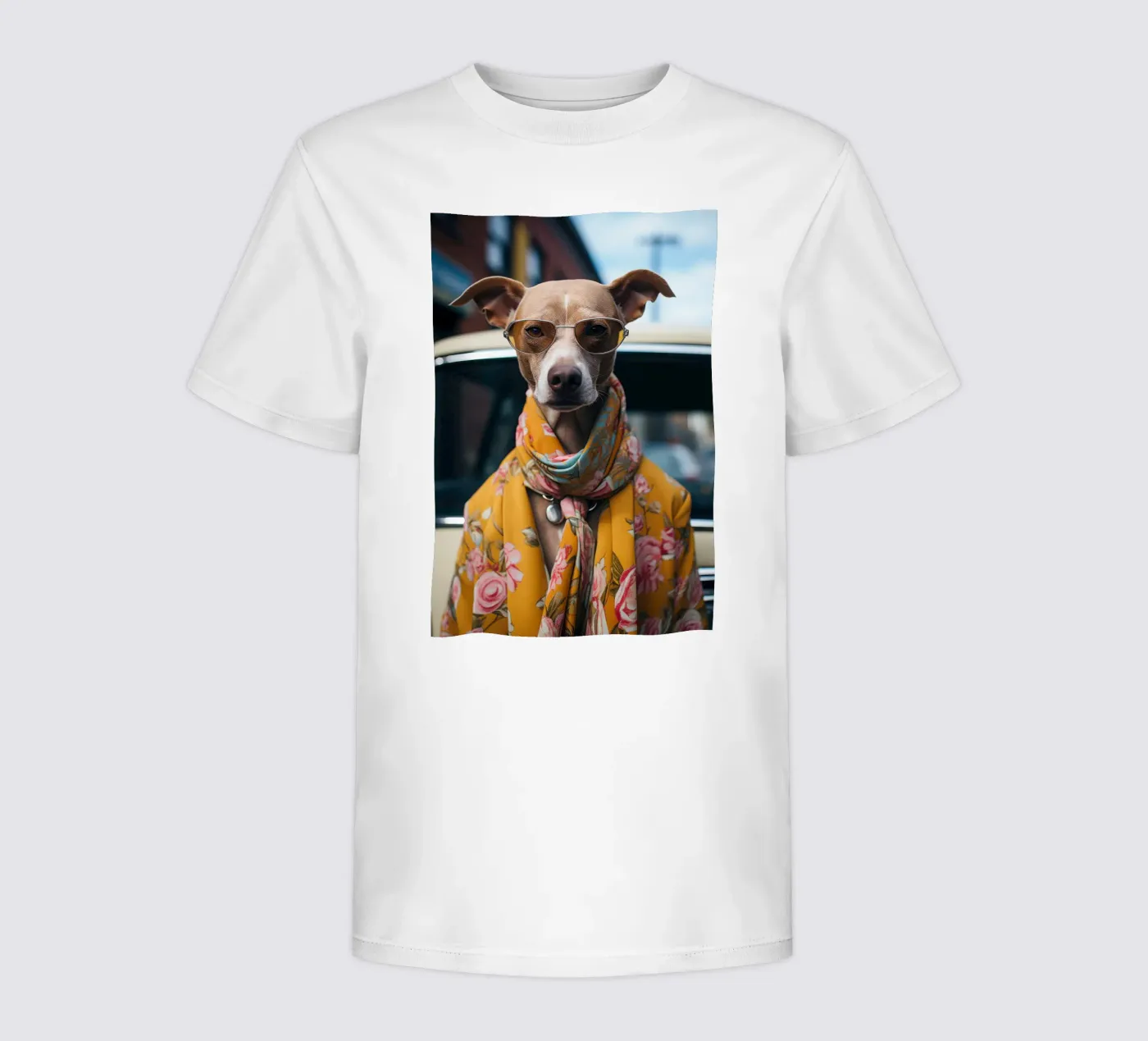 Jacques Kinder T-Shirt von Affiches Chien Originales – Dogland