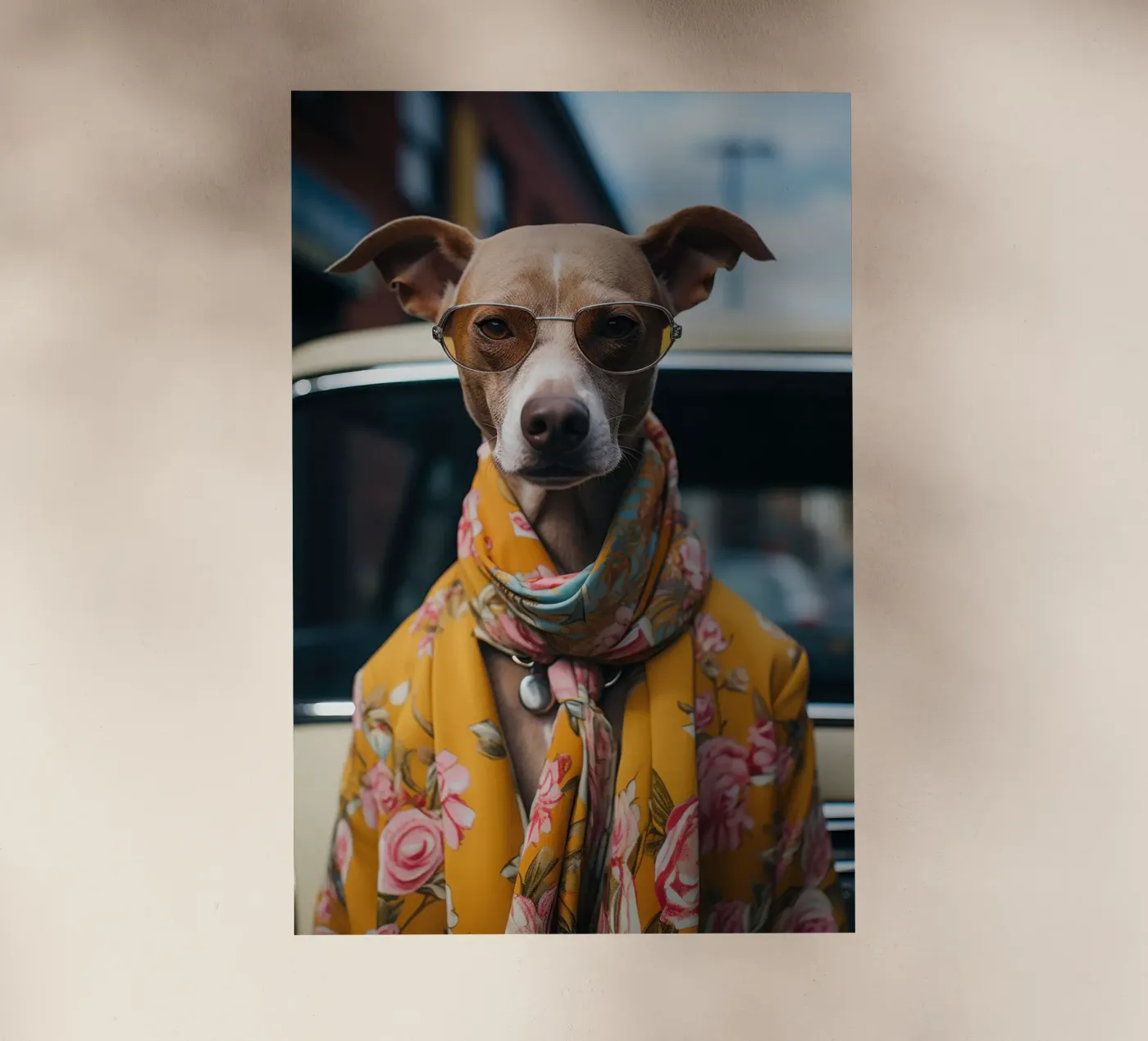 Jacques pellicola backlit da Affiches Chien Originales – Dogland