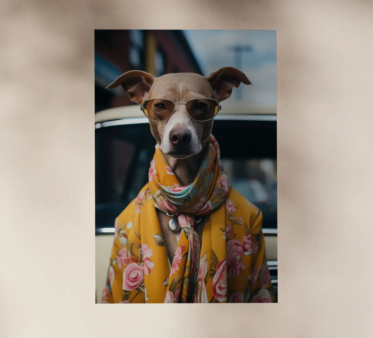 Jacques pellicola backlit da Affiches Chien Originales – Dogland