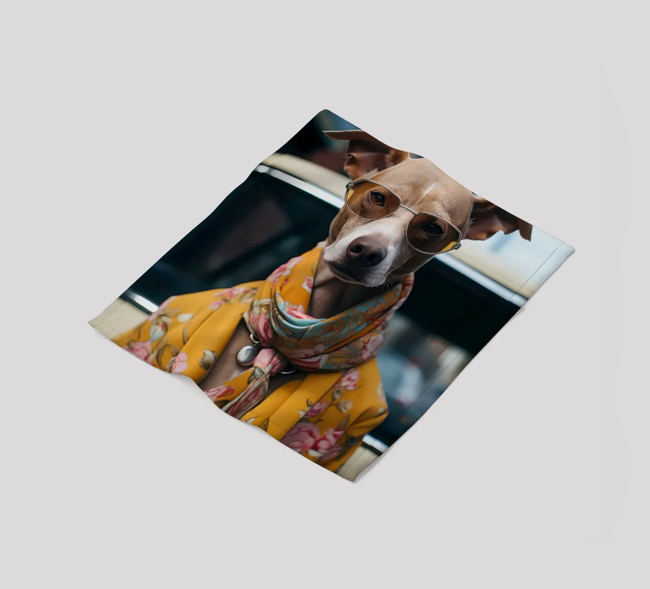 Jacques fleecedeken van Affiches Chien Originales – Dogland