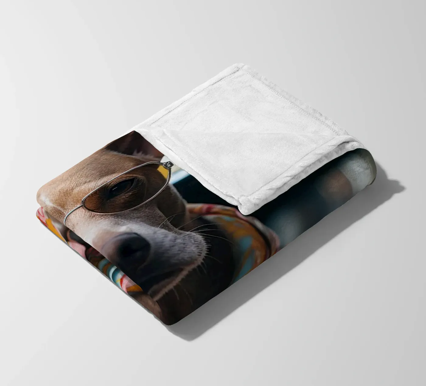 Jacques fleece blanket by Affiches Chien Originales – Dogland