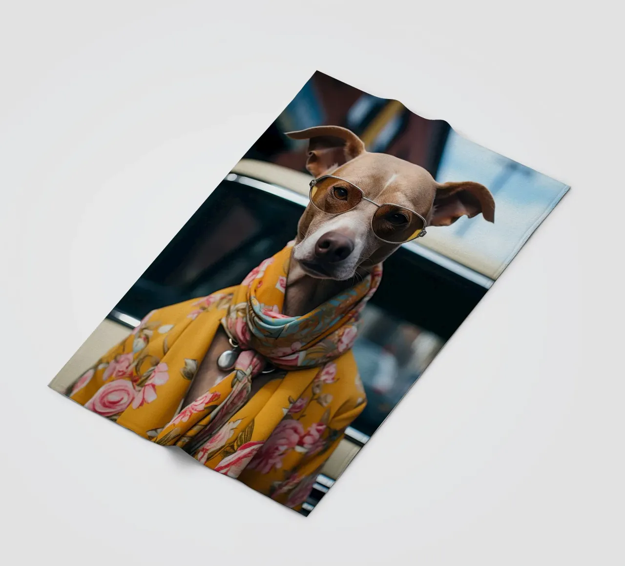 Jacques fleecedeken van Affiches Chien Originales – Dogland