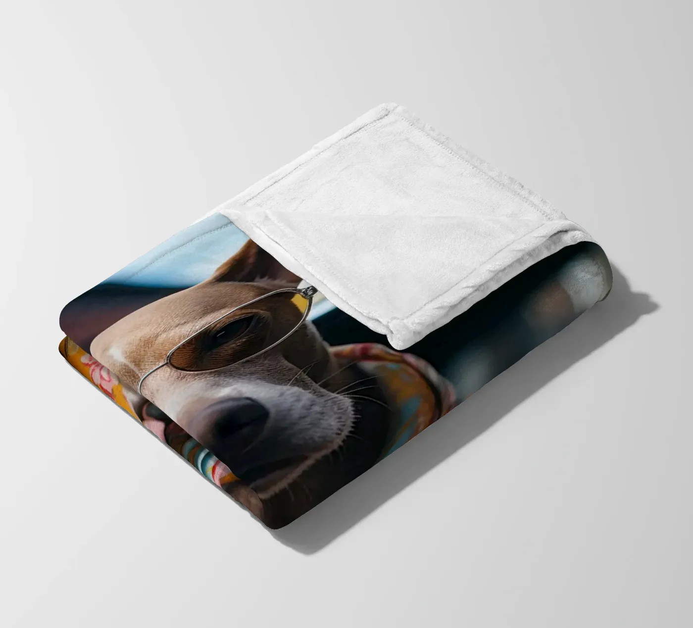 Jacques fleece blanket by Affiches Chien Originales – Dogland