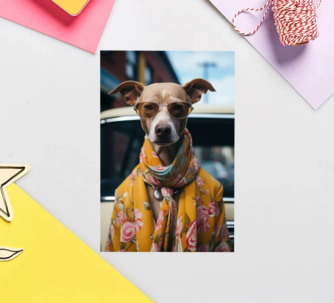 Jacques sticker van Affiches Chien Originales – Dogland