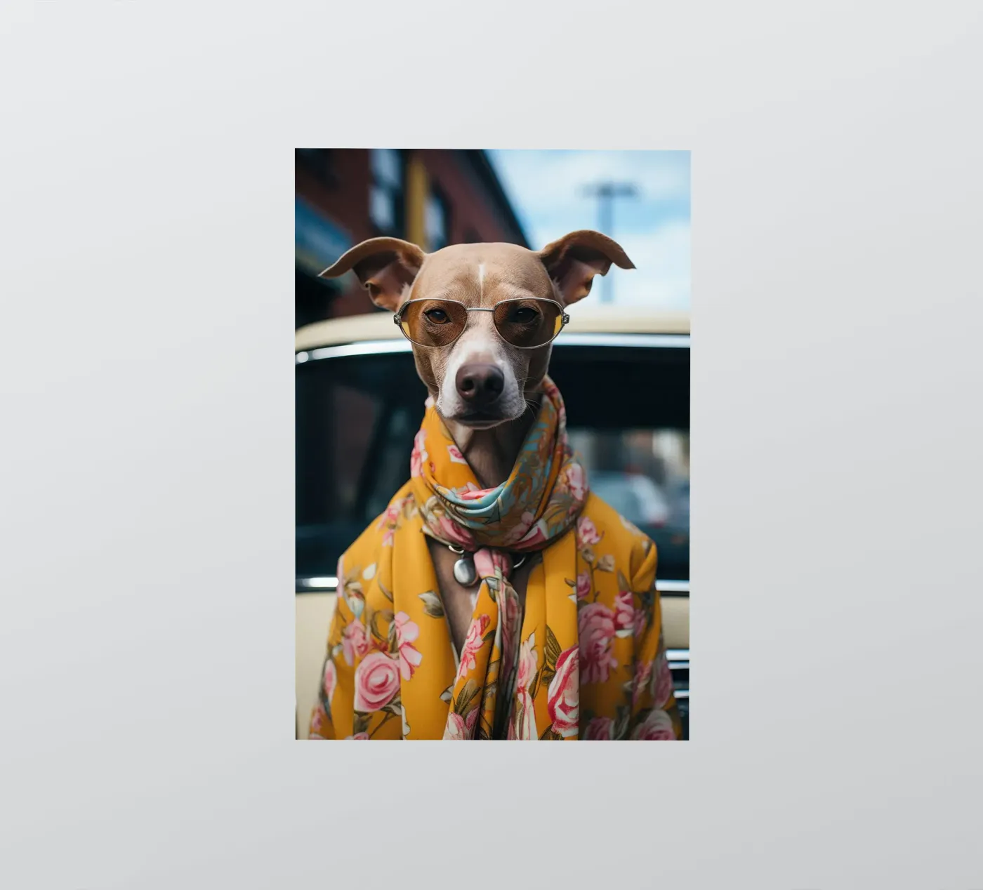 Jacques sticker van Affiches Chien Originales – Dogland