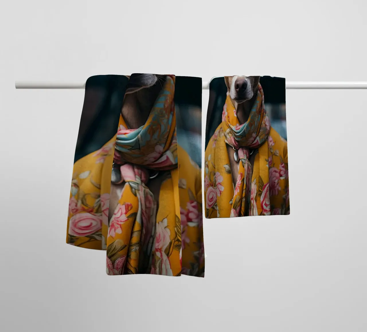 Jacques badhanddoek van Affiches Chien Originales – Dogland