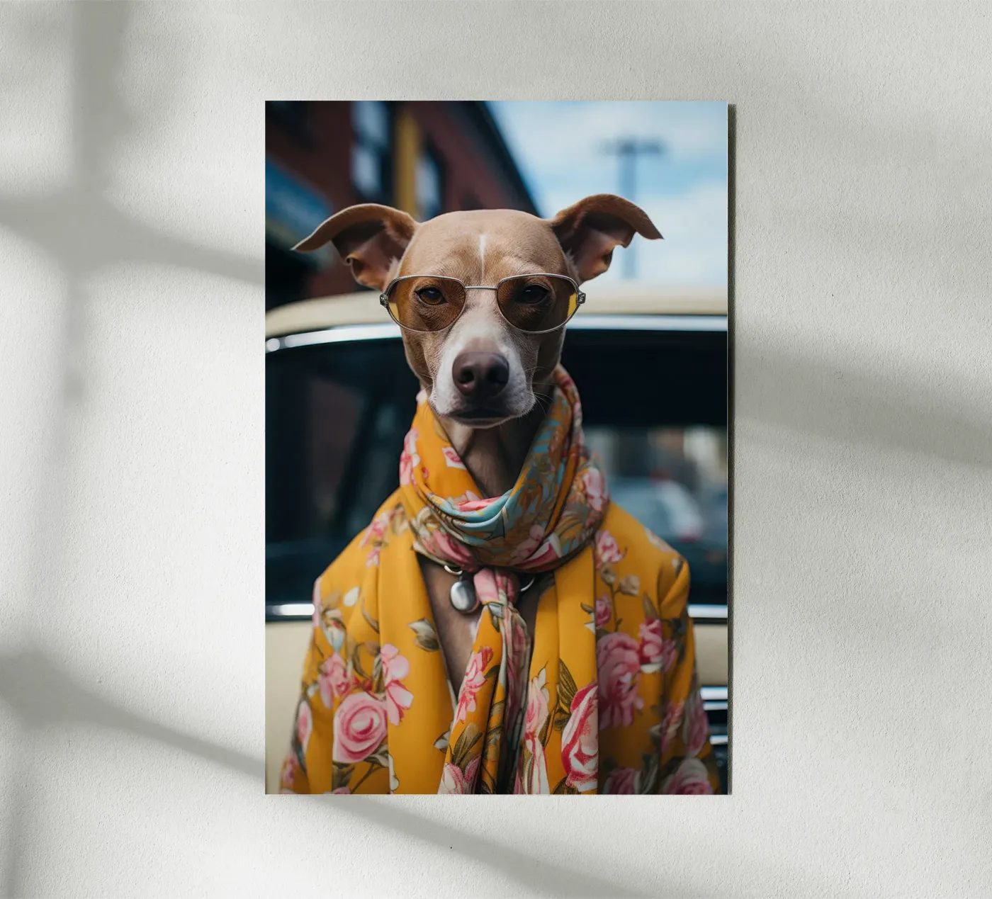 Jacques alluminio dibond da Affiches Chien Originales – Dogland