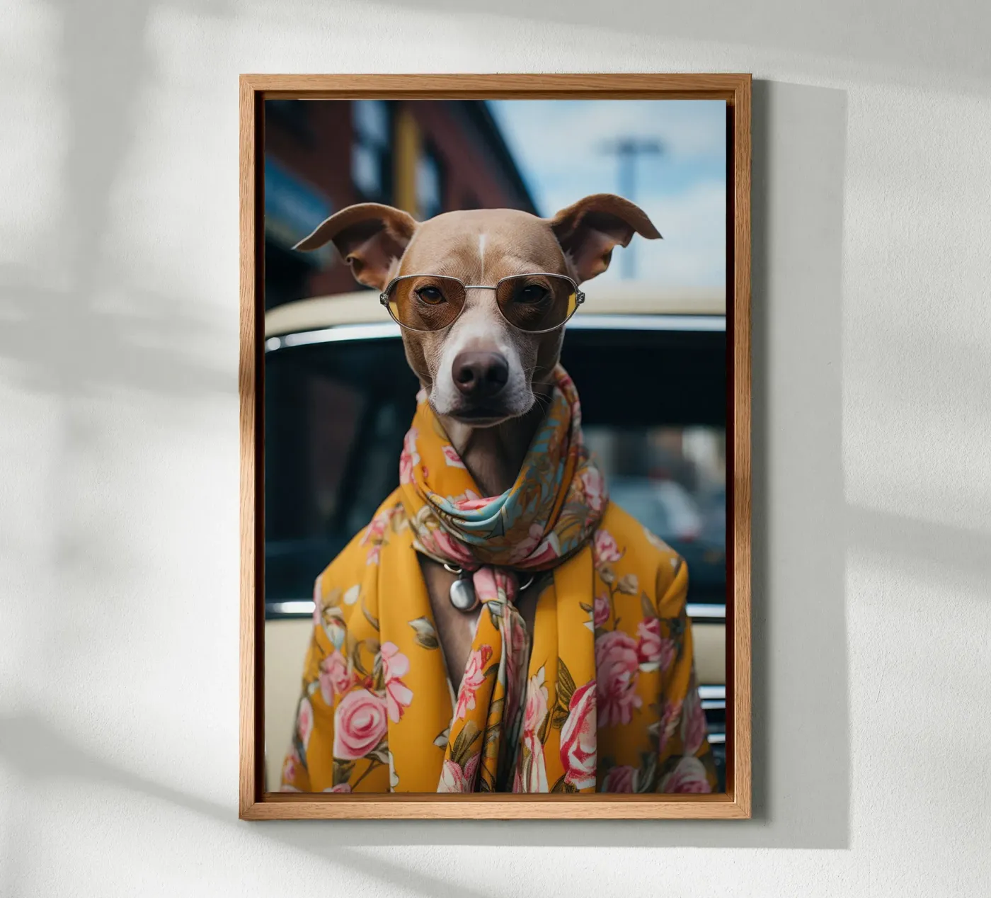 Jacques canvas by Affiches Chien Originales – Dogland