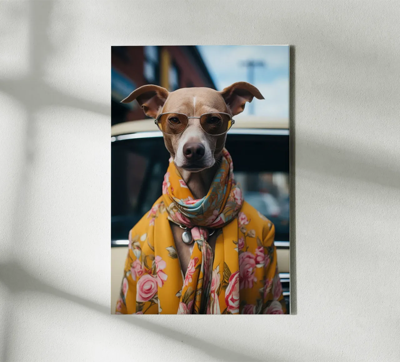 Jacques canvas van Affiches Chien Originales – Dogland