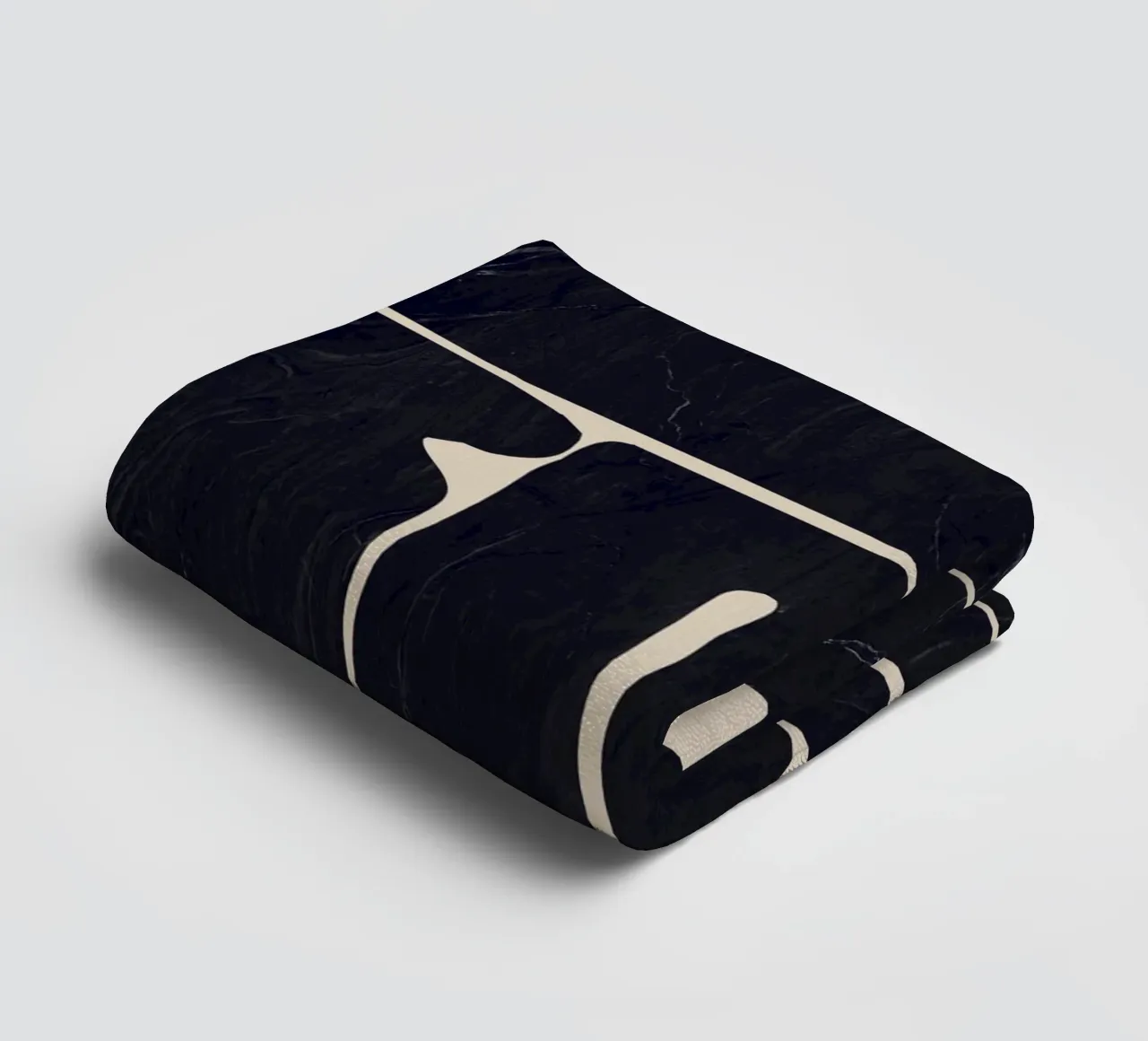 Moderne abstrakte minimale Formen 162 Handtuch von ThingDesign