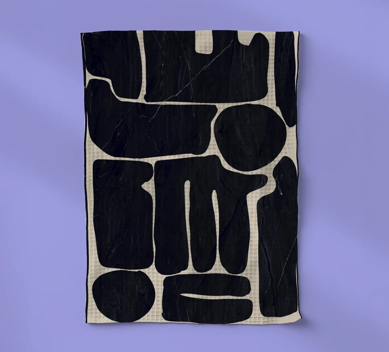 Modern Abstract Minimal Shapes 162 tea towel by ThingDesign
