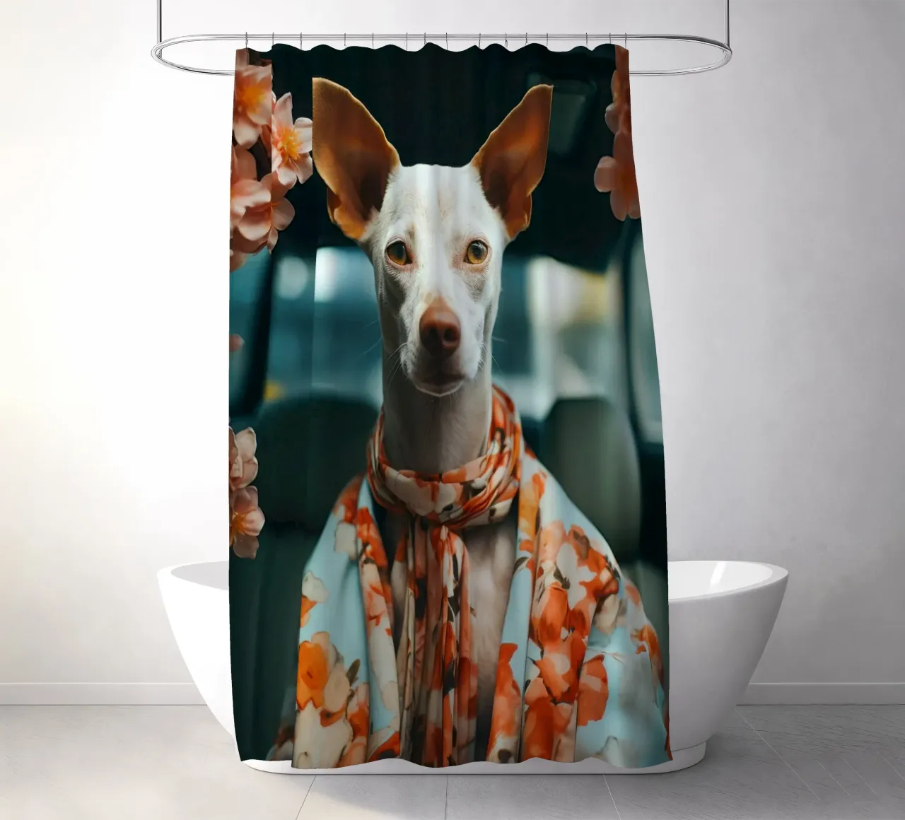 Felix tenda da doccia da Affiches Chien Originales – Dogland