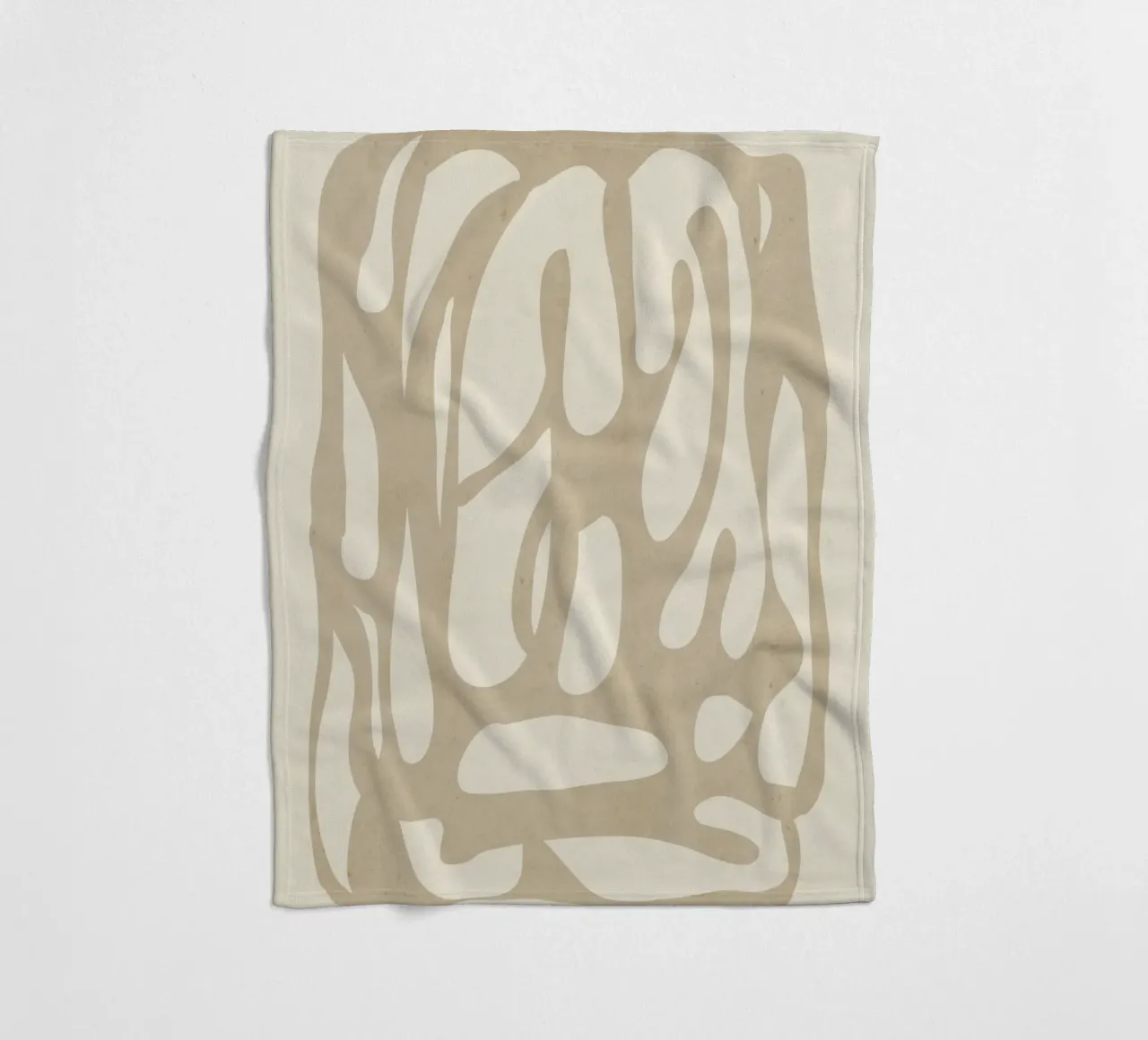 Modern Abstract Art 89 Fleecedecke von ThingDesign