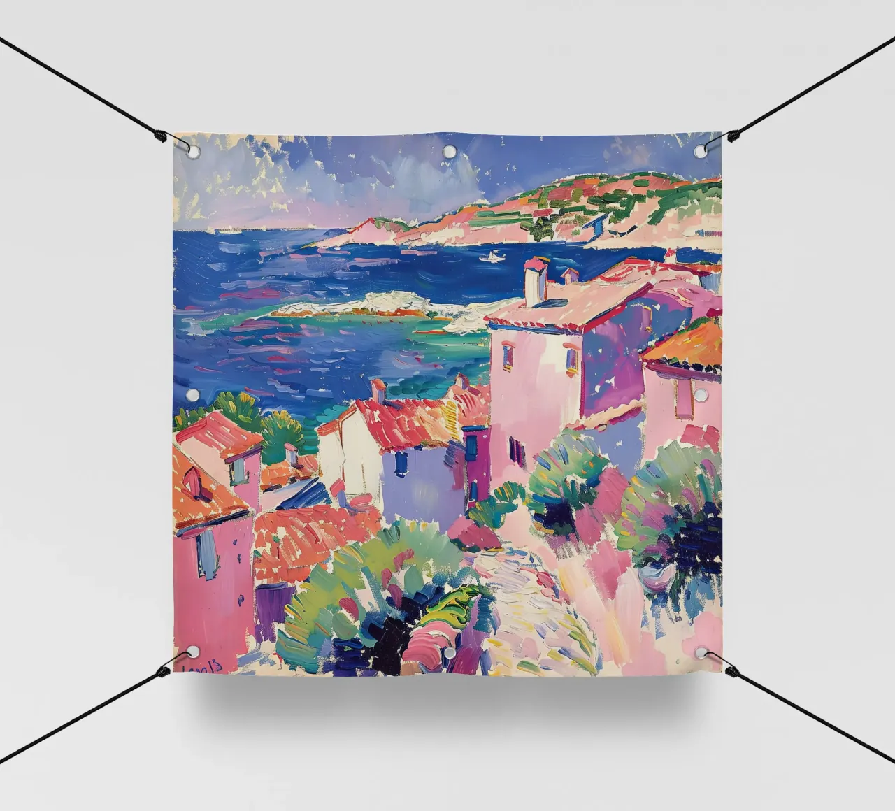 L'anima del sud a colori telo in pvc da Nikis Art Studio