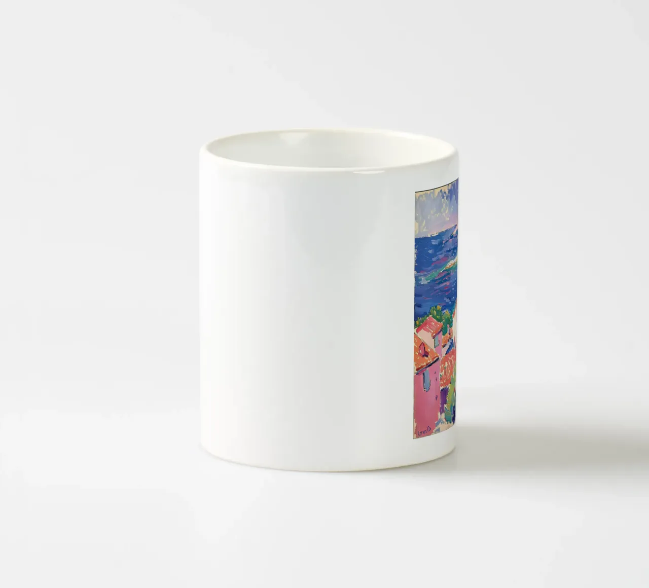 L'anima del sud a colori tazza in ceramica da Nikis Art Studio