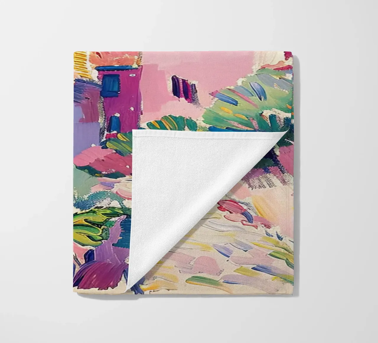L'anima del sud a colori telo mare da Nikis Art Studio