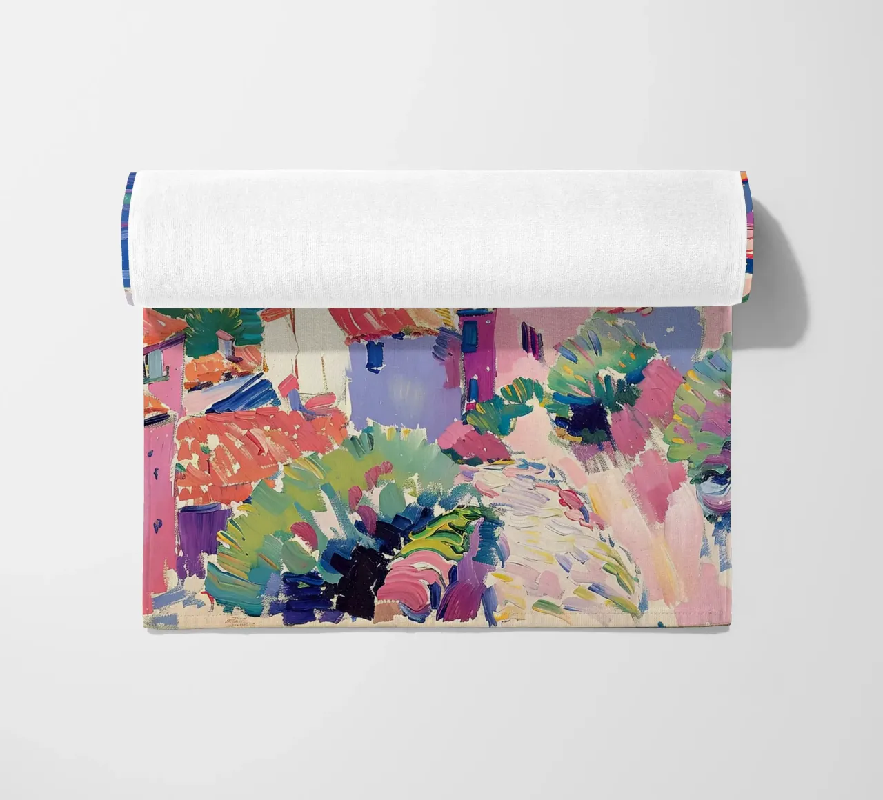 L'anima del sud a colori telo mare da Nikis Art Studio