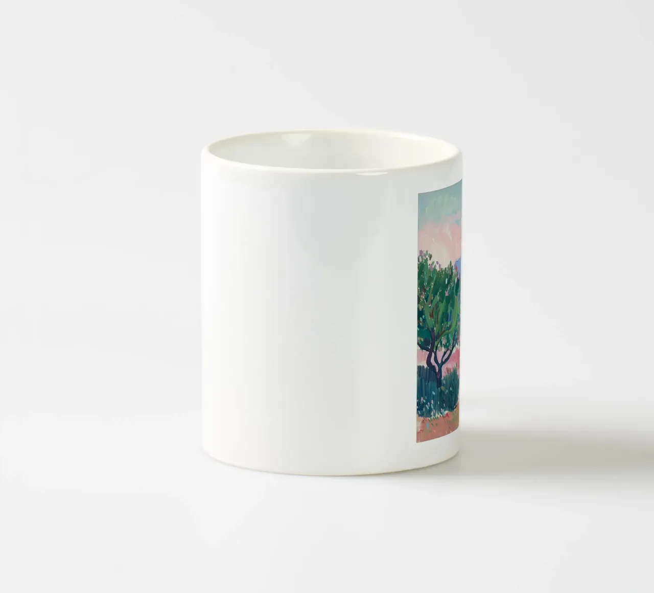 Orizzonti di libertà tazza in ceramica da Nikis Art Studio