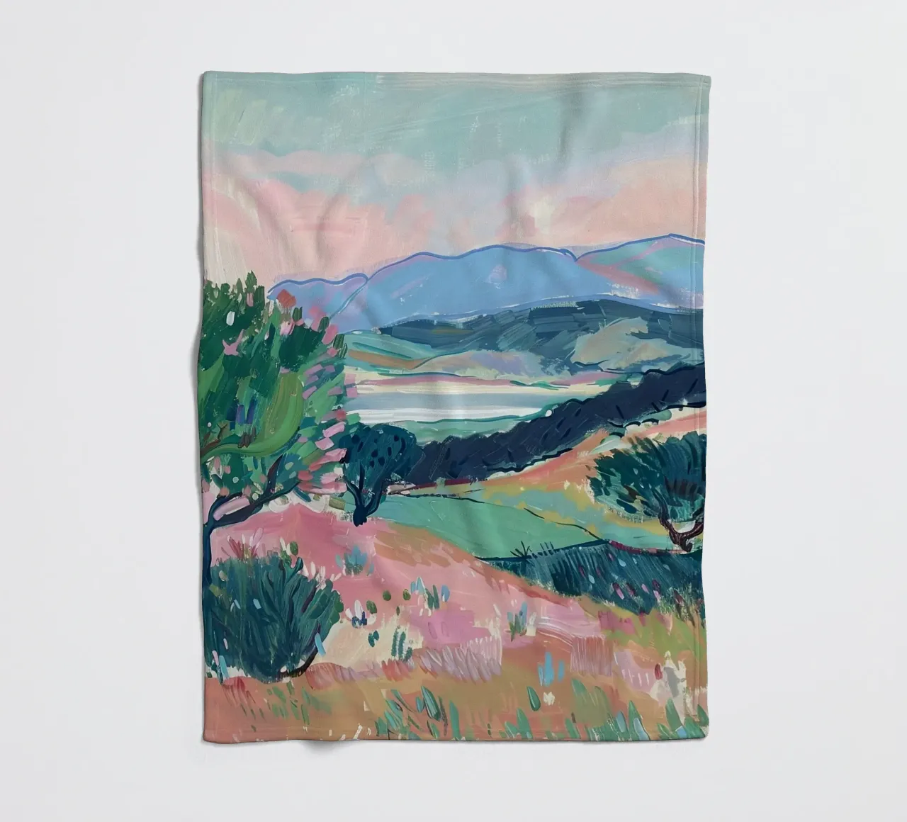 Orizzonti di libertà coperta in pile da Nikis Art Studio