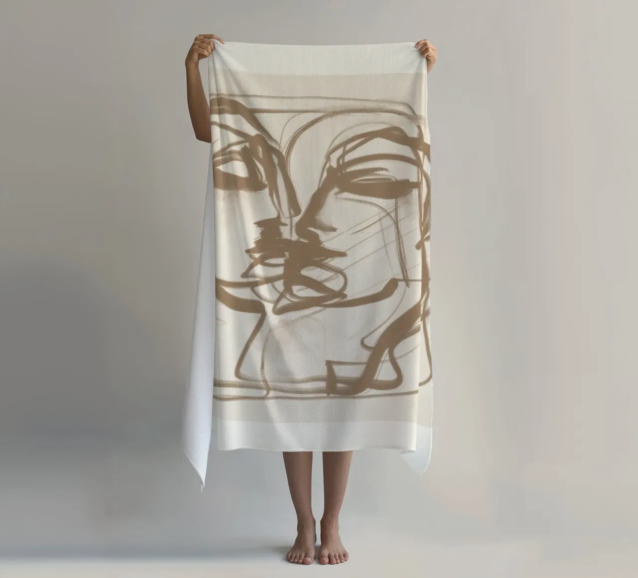 Bacio 3 telo mare da ThingDesign