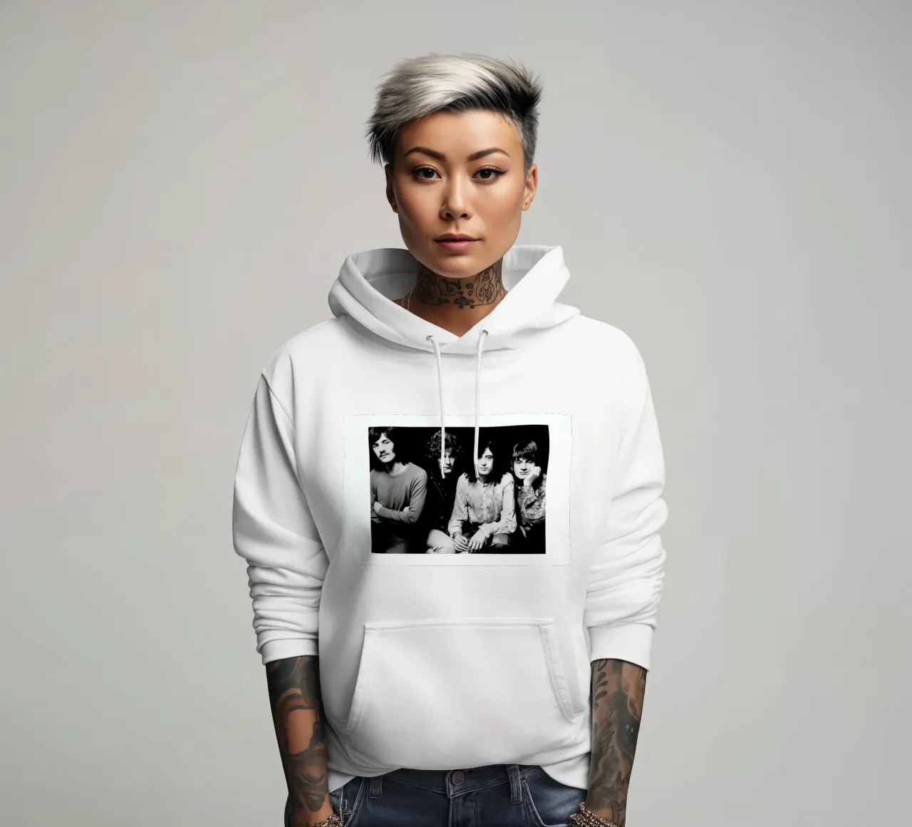 Led Zeppelin felpa con cappuccio da Gallery Print and Art Limited