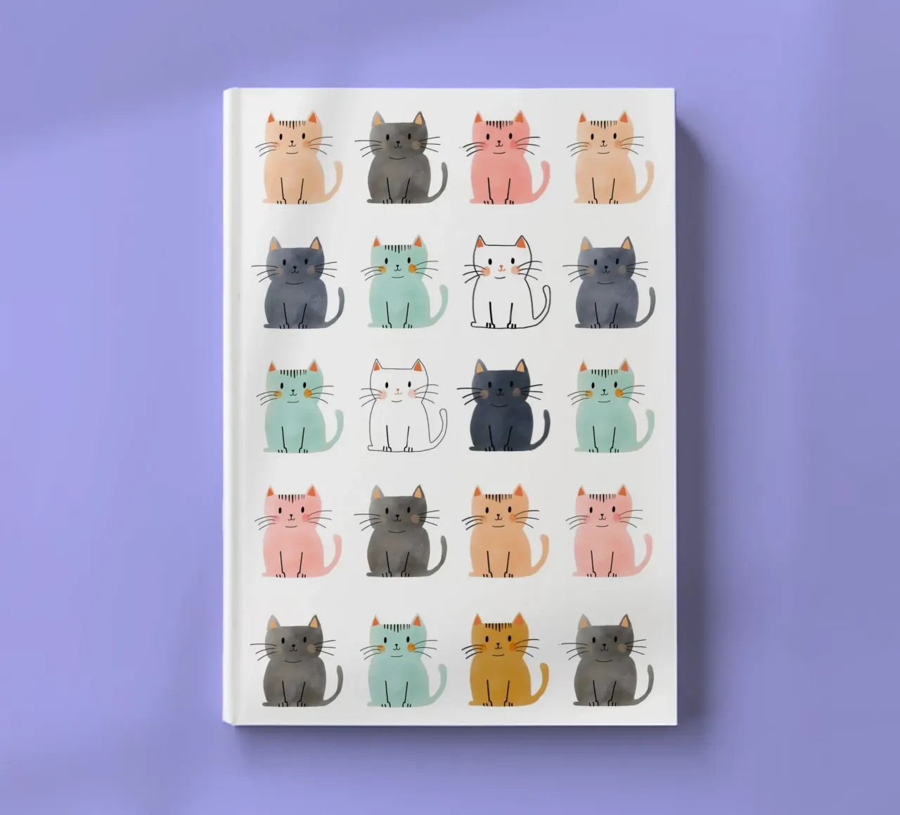 Cat Colors notebook by cafelab