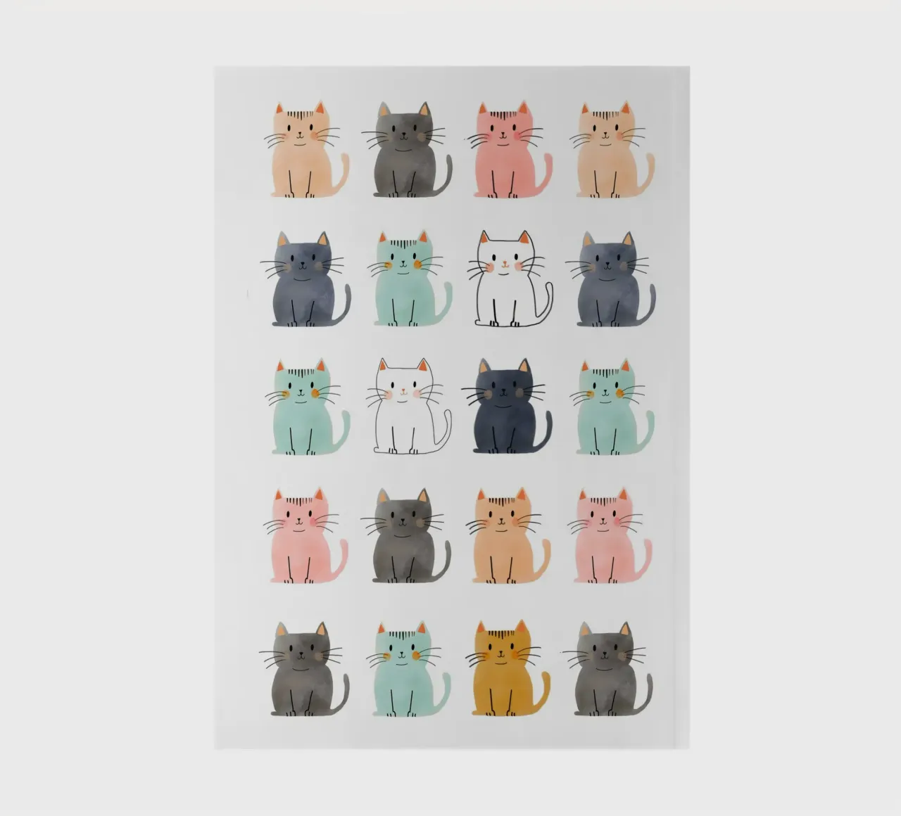 Cat Colors notebook by cafelab