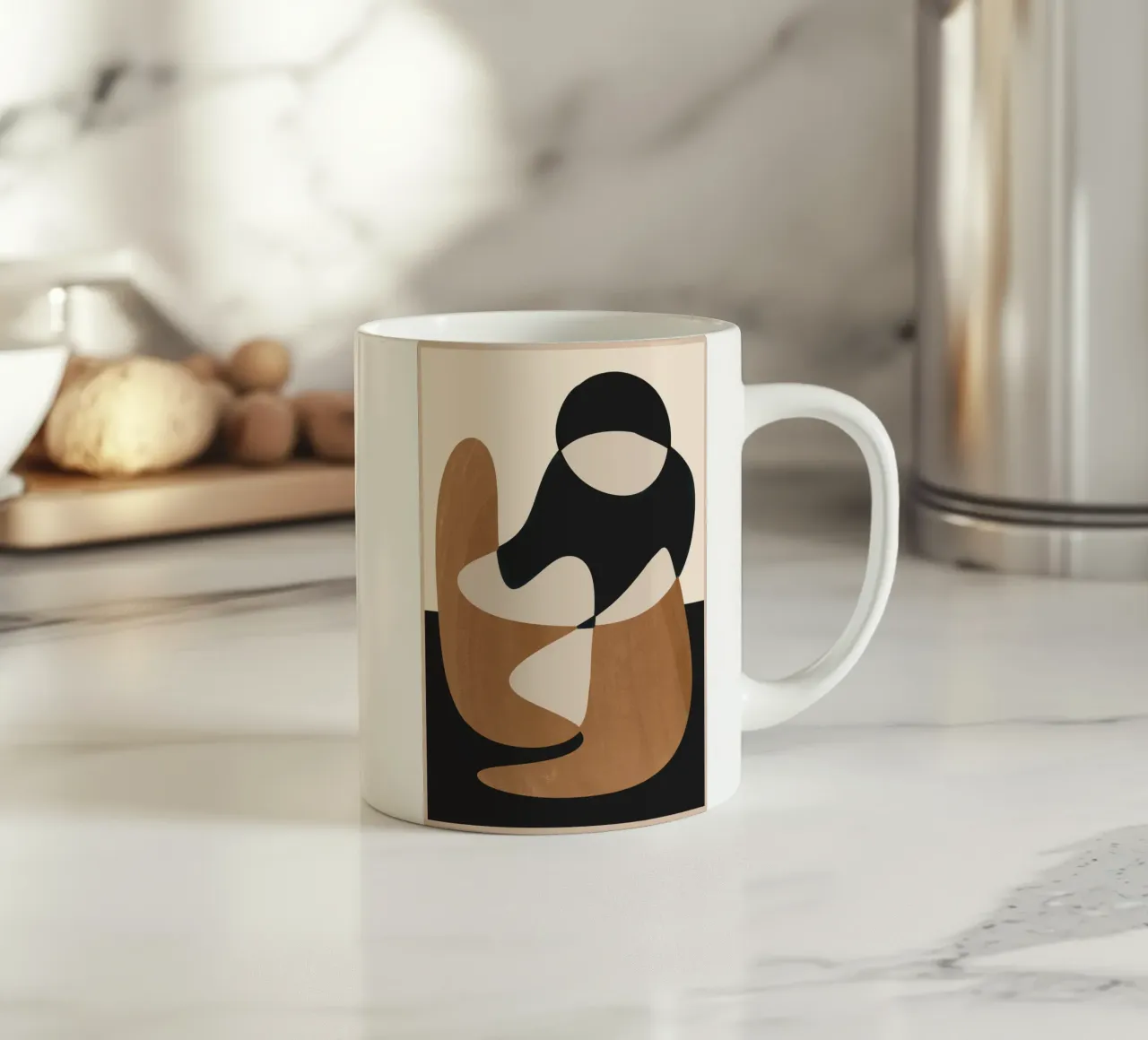Astratto Figura 3 tazza in ceramica da ThingDesign