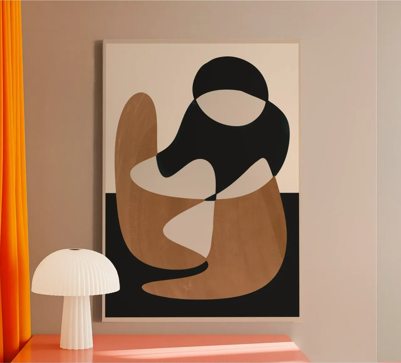 Abstract Figure 3 canvas by ThingDesign