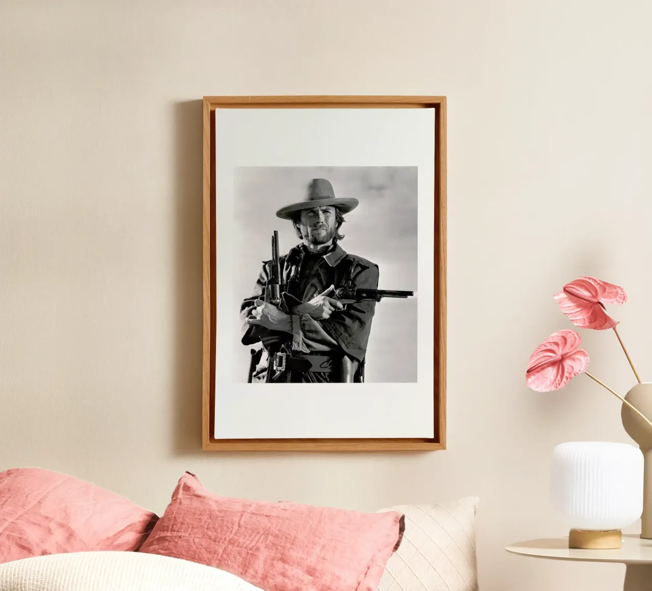 Clint Eastwood in The Outlaw Josey Wales, 1975 canvas by Gallery Print and Art Limited