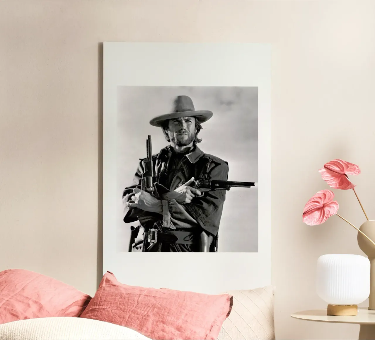 Clint Eastwood in The Outlaw Josey Wales, 1975 canvas by Gallery Print and Art Limited