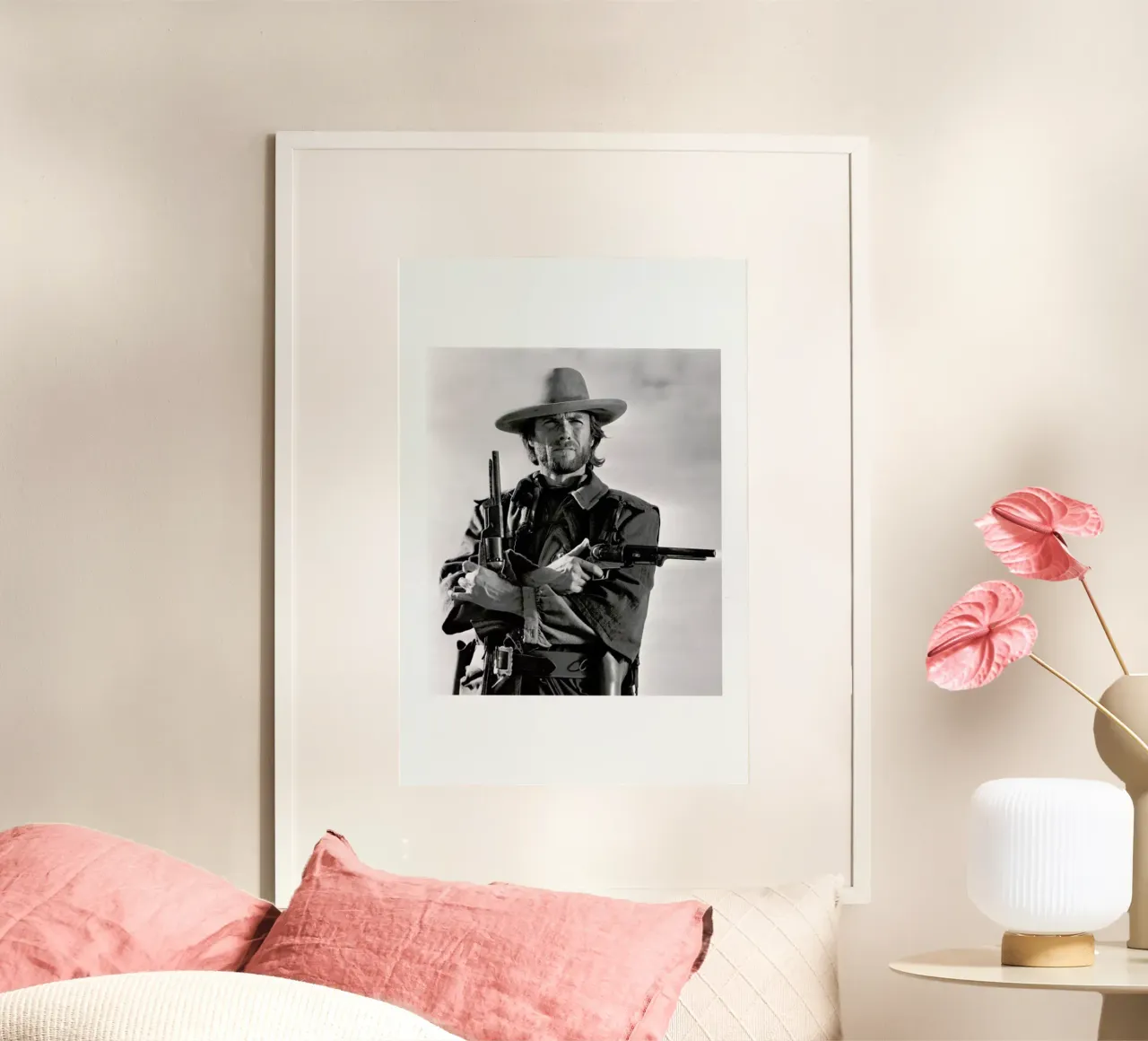 Clint Eastwood in The Outlaw Josey Wales, 1975 carta hahnemühle da Gallery Print and Art Limited