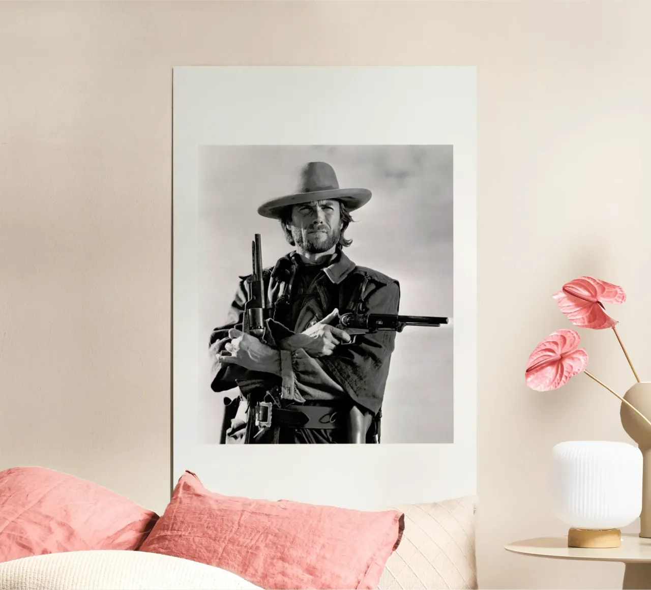 Clint Eastwood in The Outlaw Josey Wales, 1975 carta hahnemühle da Gallery Print and Art Limited