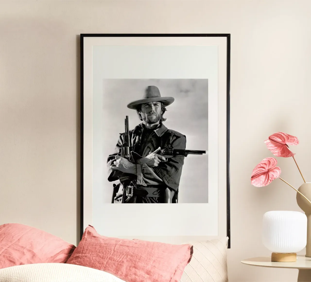 Clint Eastwood in The Outlaw Josey Wales, 1975 carta hahnemühle da Gallery Print and Art Limited